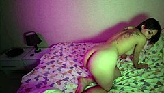 i feel so aroused humping on a pillow with my naked big tits and beautiful big ass in this homemade solo.