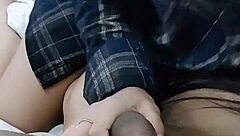 Wow, cute athletic girl sucks cock like a lollipop at work!