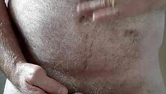 Overwhelmed By Lust As Hairy Big Belly Me Masturbates With Small 18+ Cock To Orgasm In Solo Homemade Action.