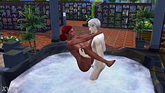 the sims 4 bath turns into public jacuzzi rough sex