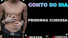 Curious brazilian amateur explores new experiences