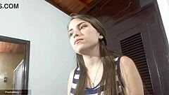 Latina stepsister and I lick and fuck until orgasm in cabin!