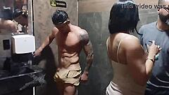 Lene's Big Ass Milf Swallows Cum After Bathroom Fuck At Swing Party