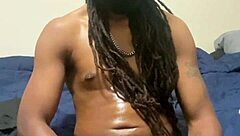 playing with my toys, wanna see this big black cock handjob?