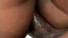 this thick lightskin girl really enjoys that big black cock pounding her ass deep
