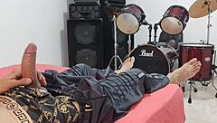 this guy from usa grabs his big monster cock for solo masturbation session in front of the camera