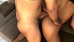 Perfect girl with tattoo gets filled with cum