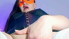 Watch the bar owner mimic the maid masturbating for clients in chubby solo.