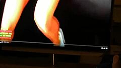 hey, i'm masturbating to this tattooed redhead pornstar and cumming hard 😍