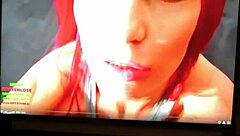 hey, i'm masturbating to this tattooed redhead pornstar and cumming hard 😍