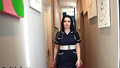 uhh that nurse harding she like totally cucks her boyfriend right after work with mouthful cum and tits play