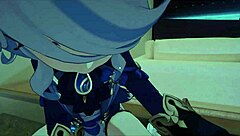 in this casual vr tale, yukoshvr shows kafka and furina alternating playful interactions with the goth boy character.