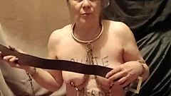 Slave Humiliated With Piss Belt!