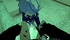 in this casual vr tale, yukoshvr shows kafka and furina alternating playful interactions with the goth boy character.