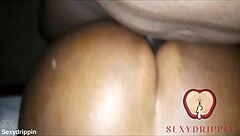 Ebony guy loves getting fucked hard in the bedroom with big ass.