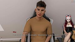 Steps of debauchery 34 features a gamer girl with big tits in stockings.