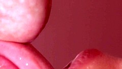 Japanese wife gives an amazing blowjob close up