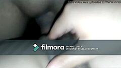 Haciendole cream pie y cogiendome a mi putita con la regla