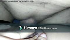 Haciendole cream pie y cogiendome a mi putita con la regla