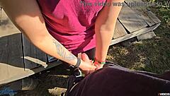 milf begs for cum in her pantyhose after intense public pov rubbing and wet kinky play