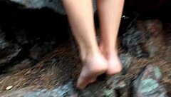 Naked Mommy Teases With Long Legs And Big Ass Outdoors