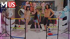 Whitney Wright And Leo Vice Fuck Each Other And Play Jerkaoke Games!