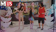 Whitney Wright And Leo Vice Fuck Each Other And Play Jerkaoke Games!