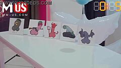 Whitney Wright And Leo Vice Fuck Each Other And Play Jerkaoke Games!