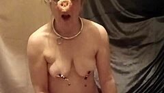 European slave bent over for maledom bdsm humiliation and dirty talk