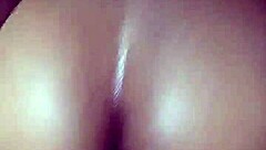 The ebony wife bends over for doggystyle action