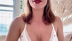 Punheta Guiada - Batendo Uma Bem Gostoso Pra Vc With Big Tits In Lingerie.