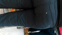 Big booty pawg milf hidden at cub foods, candid big ass scene