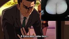 I get so turned on watching Hatsukoi Jikan Ep 2 Parte 1 PT-BR with Ivy in cosplay solo action