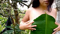 Beautiful young woman from a commune shares her traditions