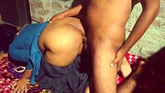 Desi Wife Rides Cowgirl Quickie