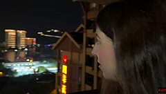 the pool girl brings a stranger to orgasm in three minutes inside the hotel room