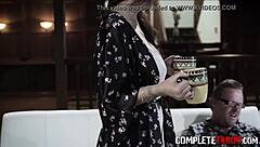 Teen and milf dive into that hardcore fetish cumshot taboo extreme blowjob threeway with brunette action 😈🔥.