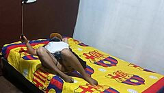 I found my mother-in-law masturbating! She begged me to help finish the homemade porn video!