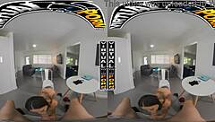 Cassie Del Isla gives filthy rich an anal lesson