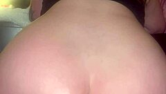 Creamy Hairy Pussy Bounces On Fat Dildo!