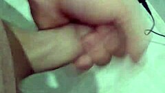 Enjoy this delicious masturbation session with a massive cock! 😏