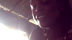 I invite you to eat with this black African lady.