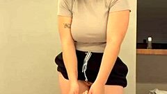 my new domestic employee with big ass gets into hardcore action, cum in mouth and creampie