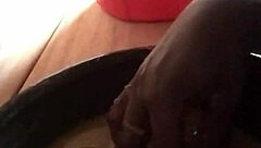 I invite you to eat with this black African lady.