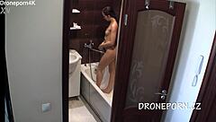 Cute teen 18+ aurora - shower spy