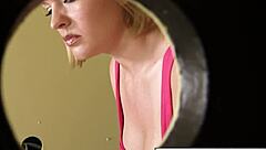 down for bbc krissy lynn gloryhole with big black cock