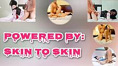 Pretty asian teen feels the tight pleasure in her shaved pussy while wearing hot bunny lingerie.