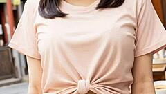 Chinatown Lingerie Models Showcase Panties And Barefoot Styles In Asian Fashion Display.