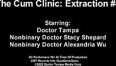 In the cum clinic, Doctor Tampa undergoes extraction four, treated by nonbinary doctors in Florida.