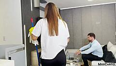 business man creampies the maid's big ass 😏